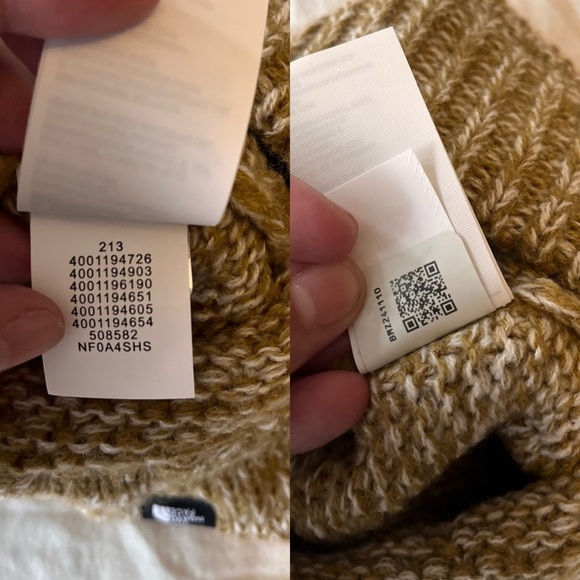 The North Face Women’s Knit Beanie OS Golden Brown Marl - Picture 7 of 8